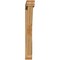 Ekena Millwork Traditional Traditional Rough Sawn Bracket w/ Offset Brace, Western Red Cedar, 6"W x 42"D x 48"H BKT0604X42X48TRA01RWR - alternate 2